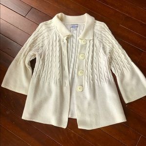 Croft and Borrow 3/4 sleeve flare cardigan